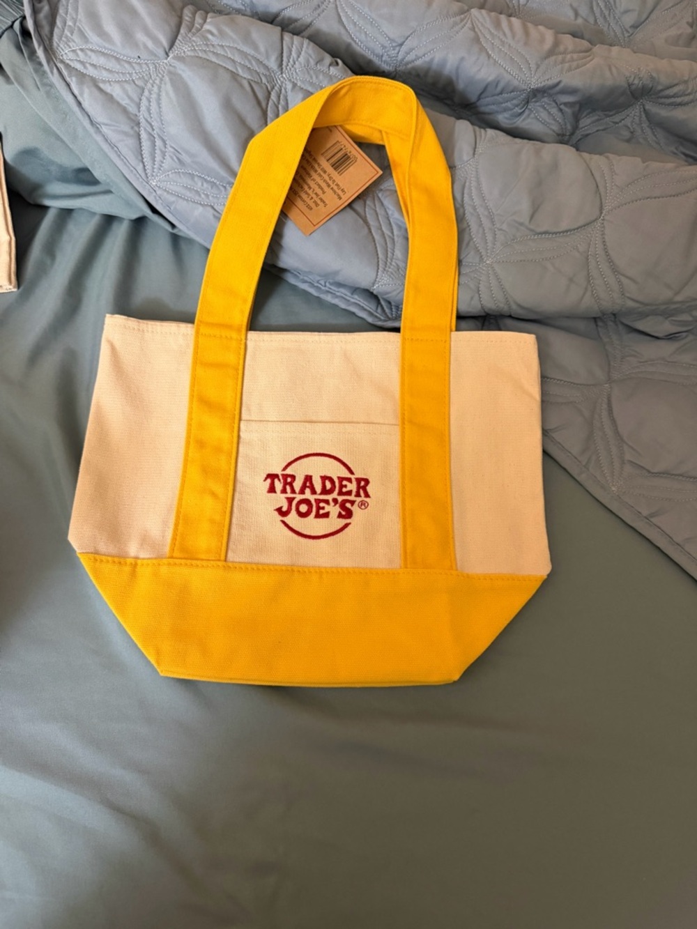 Trader Joe’s Yellow Tote Bag NWT